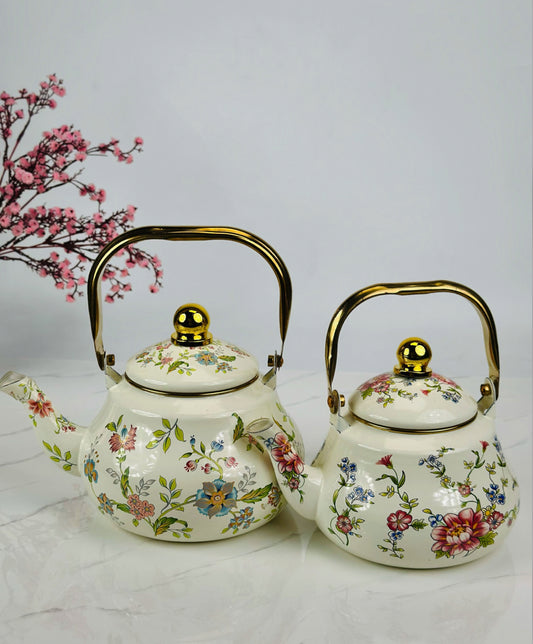 طقم قوري وكتلي شينكو ستيل